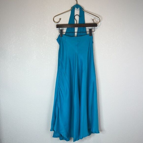 NWT Anthropologie Let Me Be Halter Slip Mini Dress Medium Petite - Picture 6 of 12